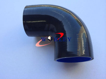 2.5" 90 Degree Silicone Elbow Hose for Turbo Intercooler Intake Pipe