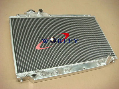 Aluminum Radiator with Fans for Toyota Supra JZA80 Turbo (1993–1998)