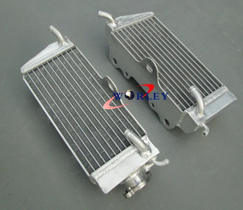 Aluminum Radiator + Black Hose for Honda CR250R (1985-1987)