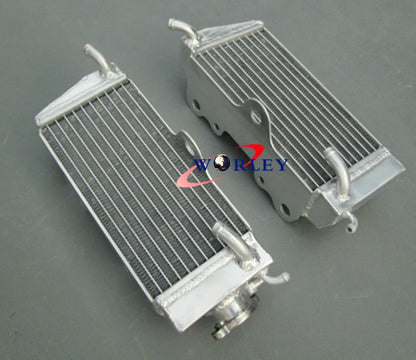 Aluminum Radiator + Black Hose for Honda CR250R (1985-1987)