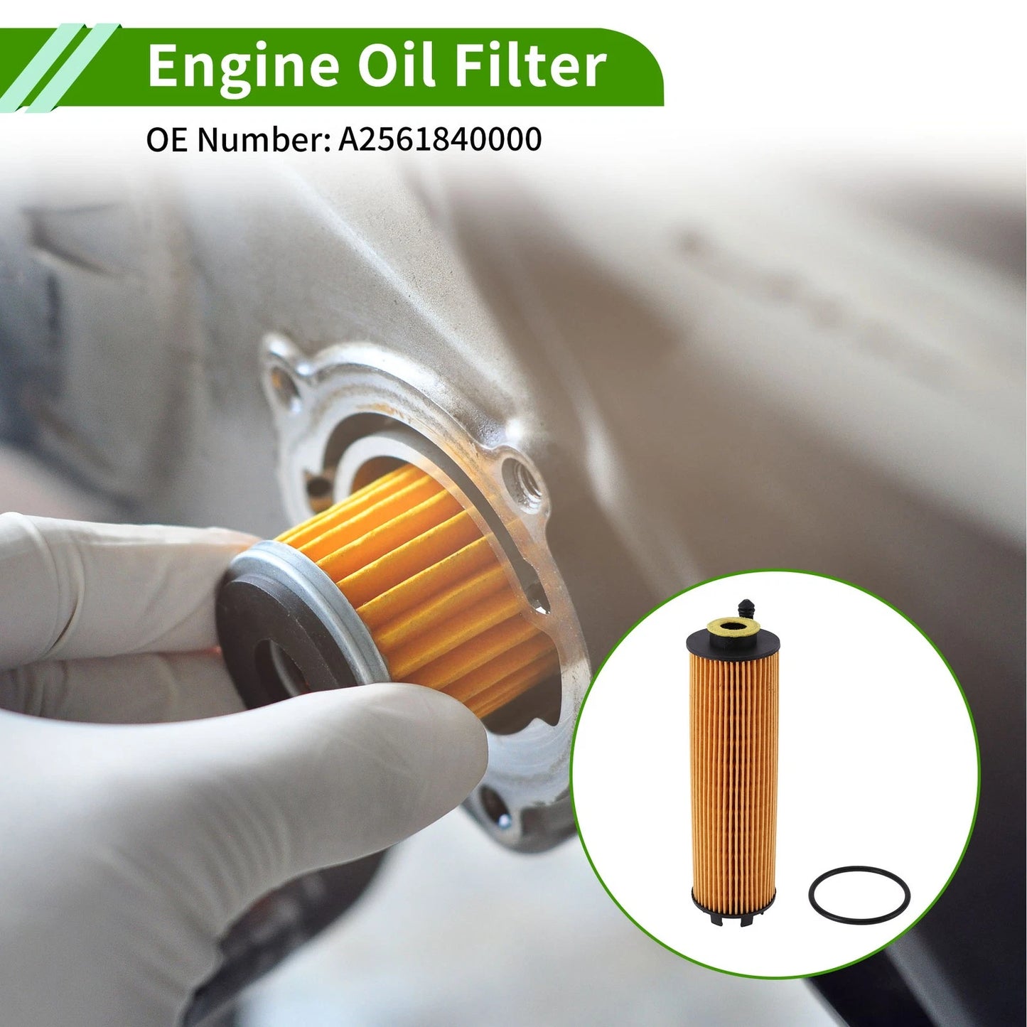 Engine Oil Filter A2561840000 for Mercedes-Benz GLS450 (2016–2023)