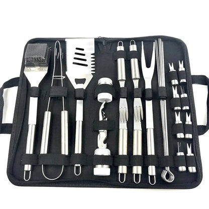 29 pcs Outdoor Barbecue Grilling Tools Set with Bag