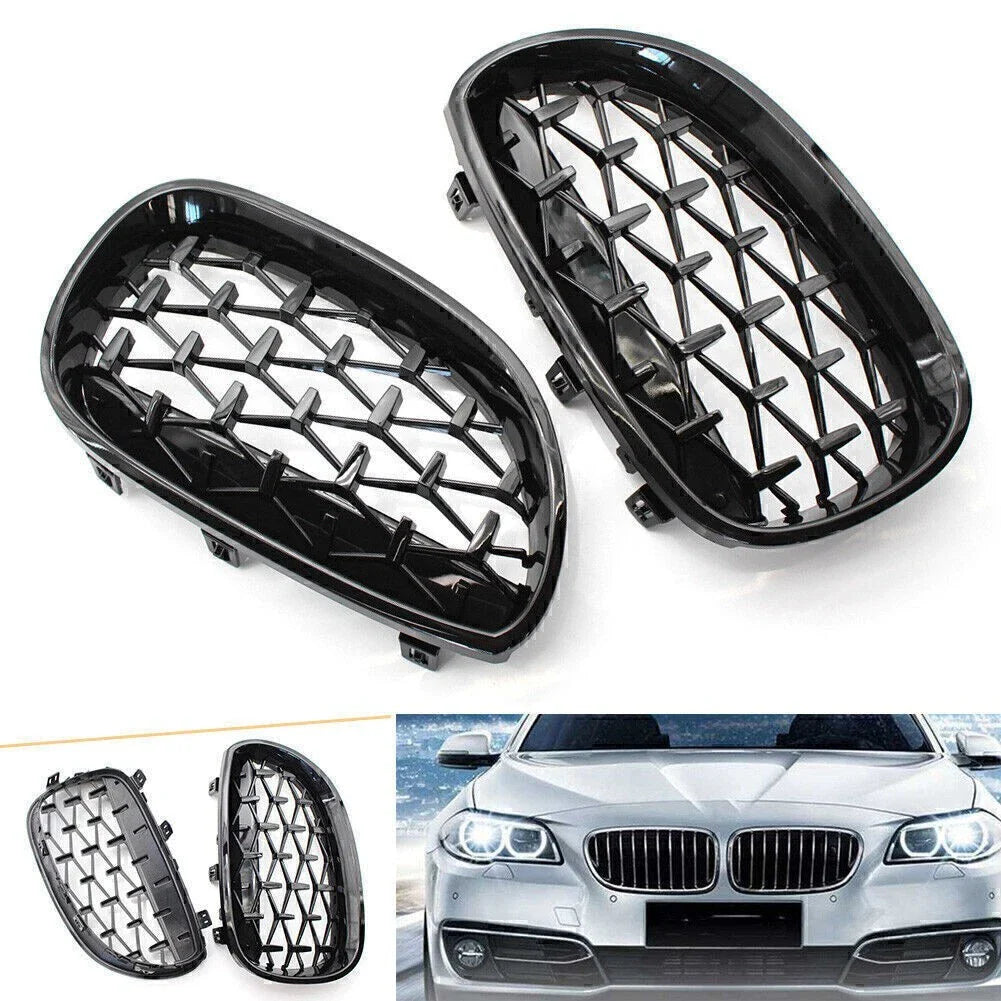 Diamond Meteor Front Kidney Grill for BMW E60 5 Series (2003-2009)