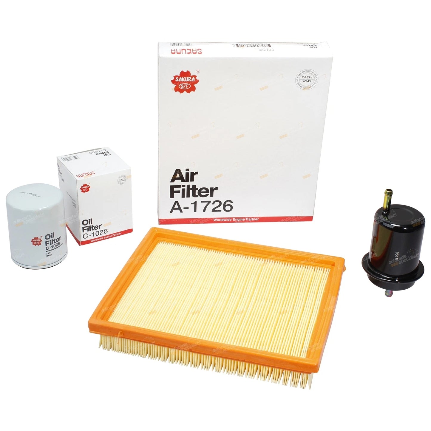 Oil Air Fuel Filter Service Kit for Courier PD PE PG PH (1996–2006)