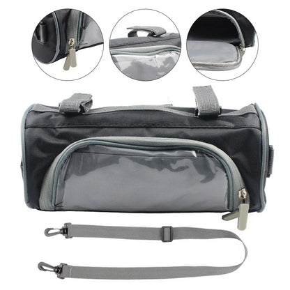 Touch Screen Storage Bag for Motorcycles - Front Handlebar Use