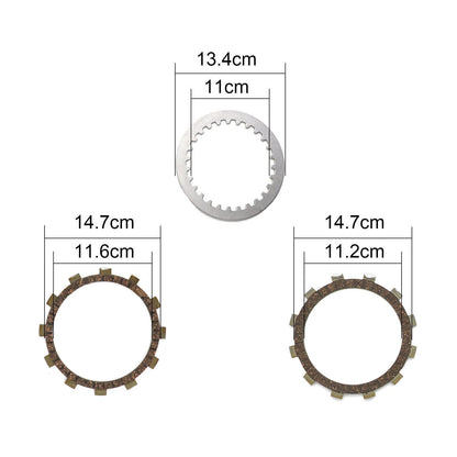 Clutch Disc Kit for Yamaha TT600 XT400 XT500 XT600 SRX400 SRX600 SZR660 (1983–2000)