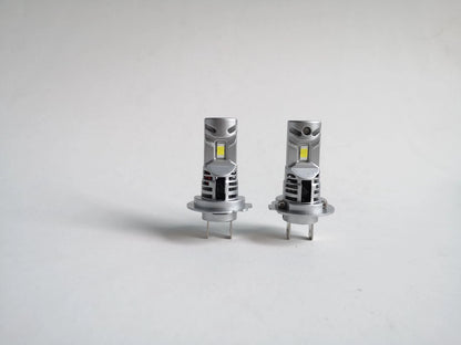 2X H7 LED Headlight Bulbs for Cars (12V 27W 1700LM 6500K)