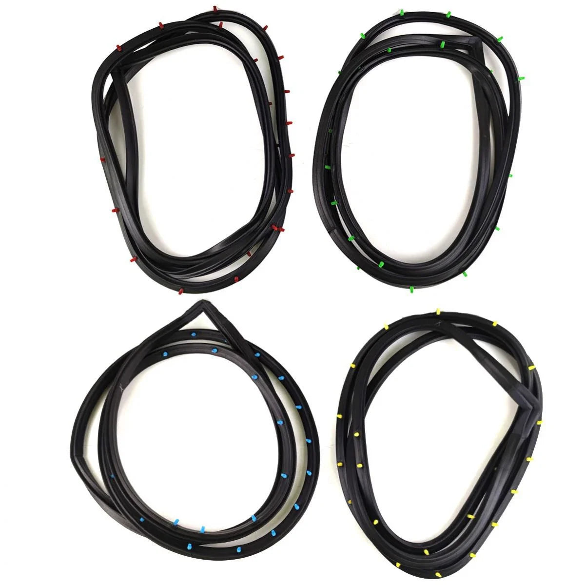 Door Rubber Seal Weatherstrip Set 4 Fits Toyota Corona RT60 4D Sedan 1968-70 D08
