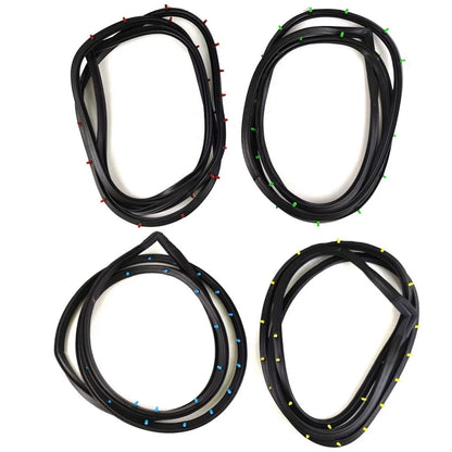Door Rubber Seal Weatherstrip Set 4 Fits Toyota Corona RT60 4D Sedan 1968-70 D08