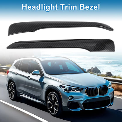 2Pcs Headlight Trim Bezel for BMW X1 F48 (2016–2019)