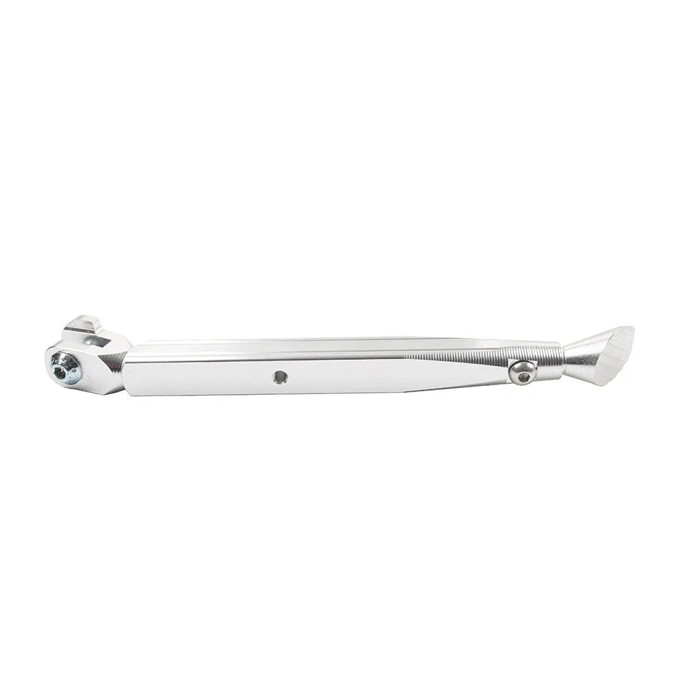 CNC Silver Adjustable Kickstand Foot for Motorcycle Universal