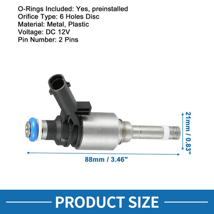 Set of 4 Fuel Injectors No.06H906036G for Audi A4 2.0L (2009–2014)