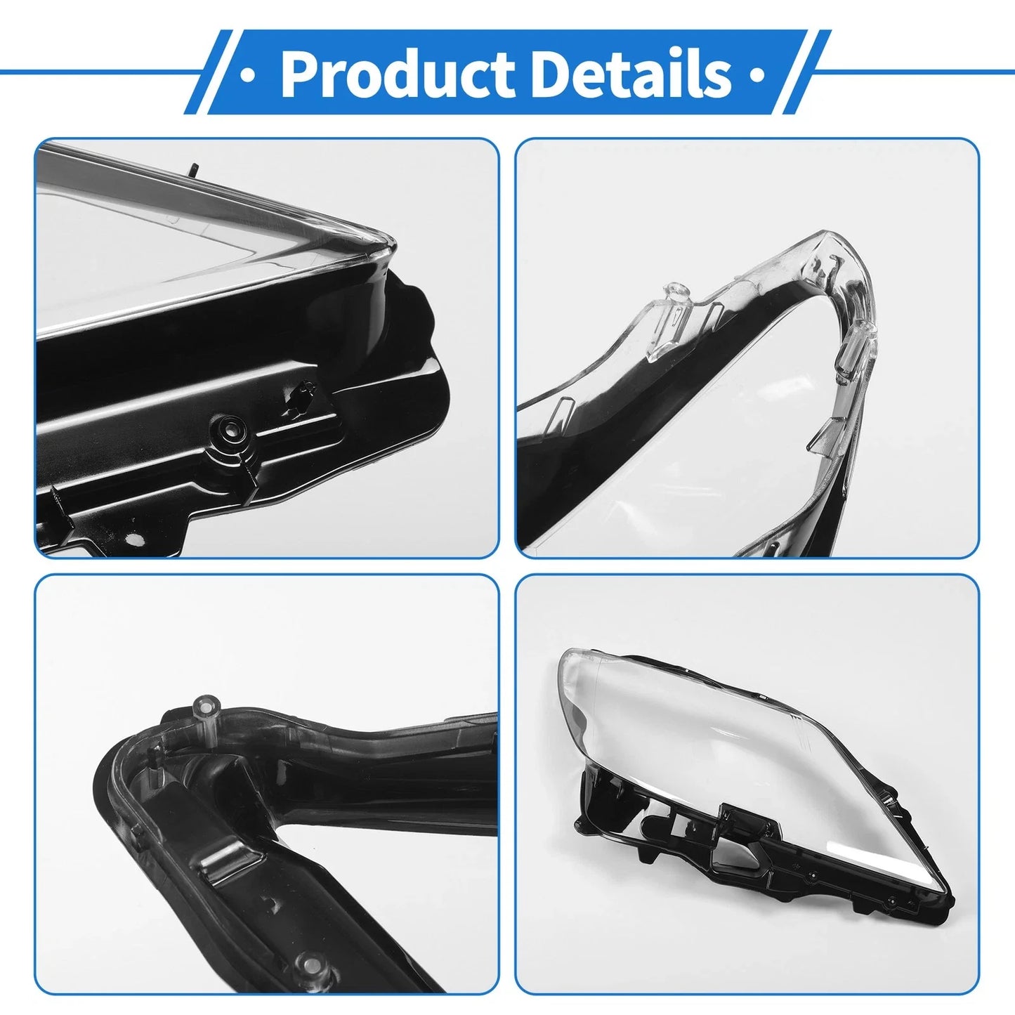 Car Front Right Headlight Lens Cover for Lexus LS460 (2007-2009)
