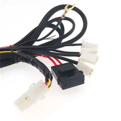 12V 15A Car Seat Heating Pad Switch Wiring Harness - 3 Level Adjustable