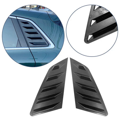 Gloss Black Rear Side Louver Quarter Window for Audi A3 S3 8Y (2021–2023)