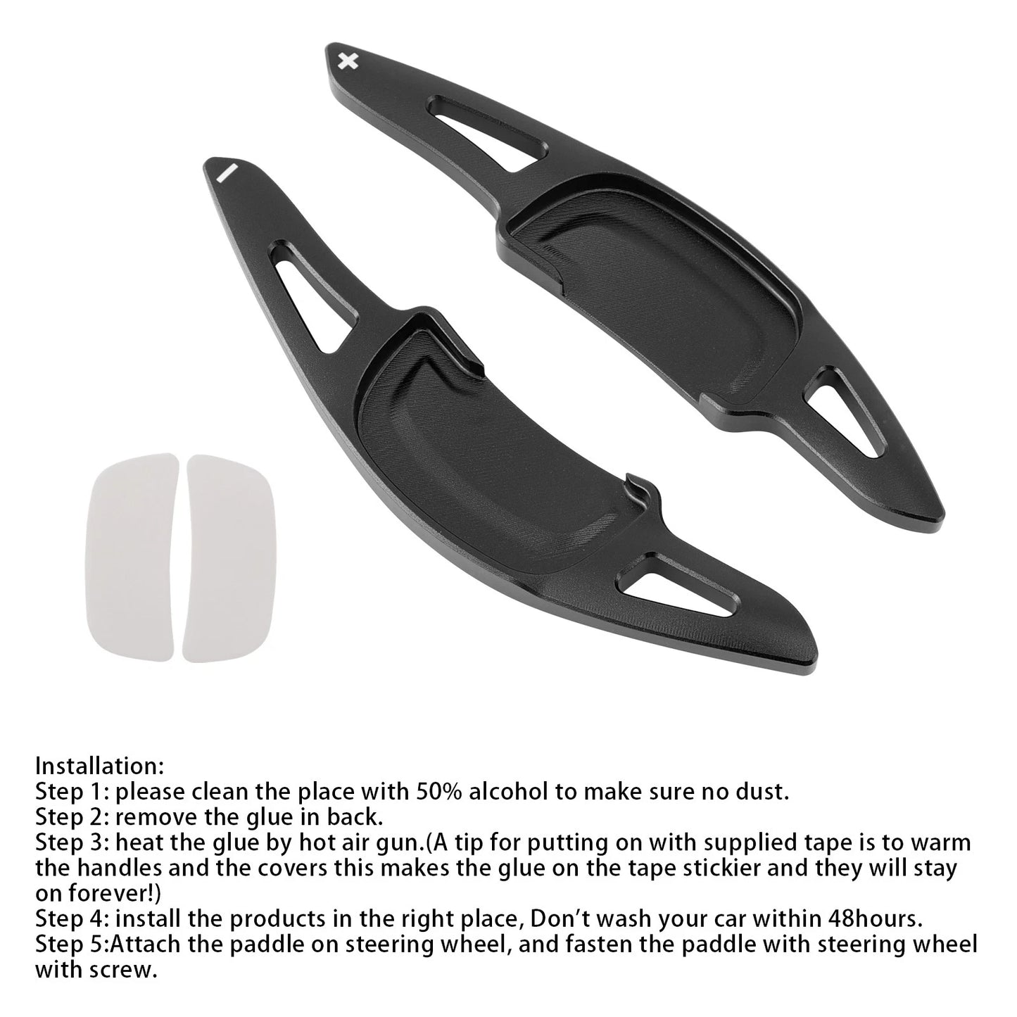 Shift Paddles for Mazda 3 CX-30 (2020–2023) Aluminum Black