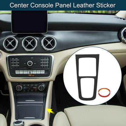 Center Console Panel Sticker for Mercedes-Benz GLA GLB EQA EQB Matte Black