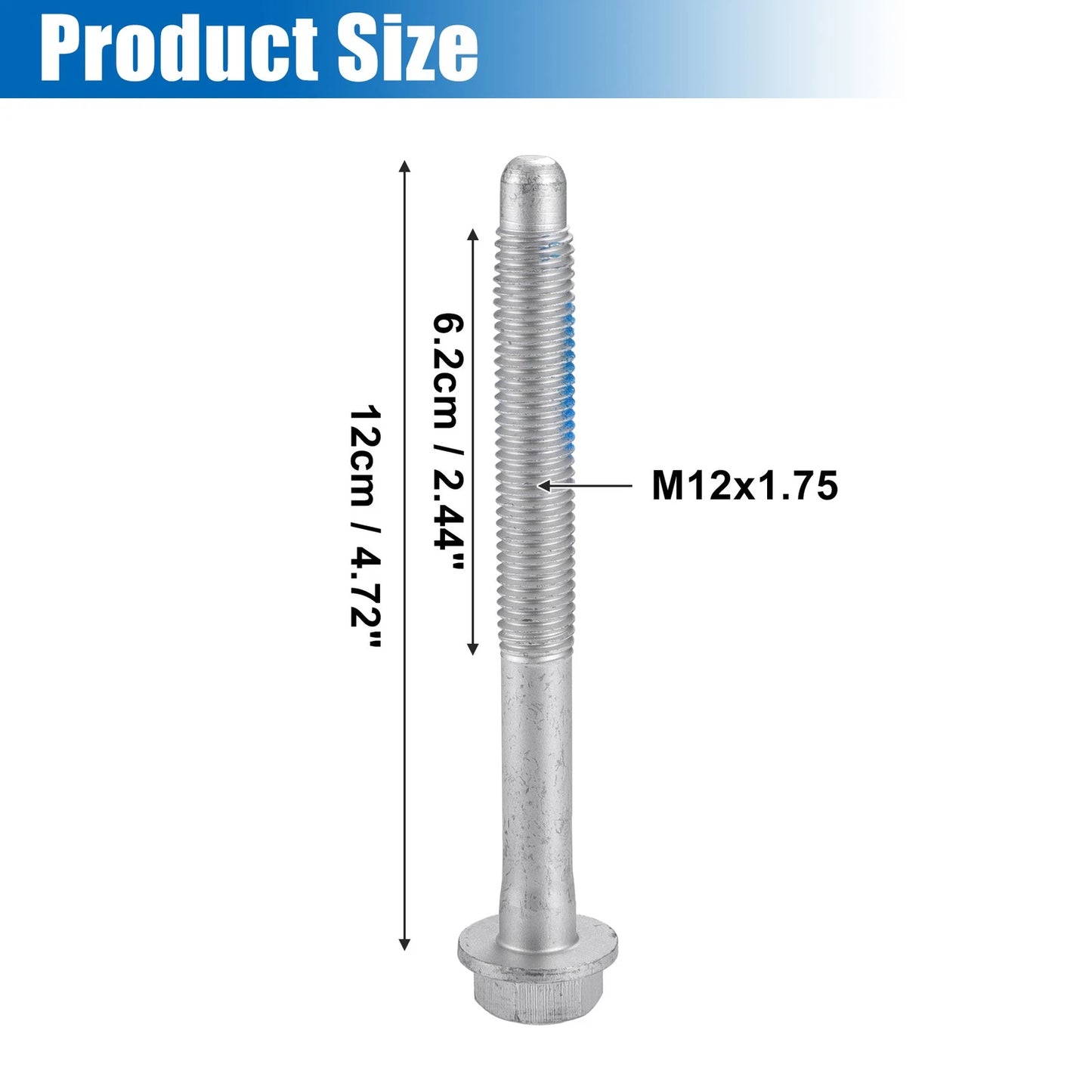 Set of 6 M12x1.75 Car Mount Cushion Bolts No.11519402 for Chevrolet Silverado 1500