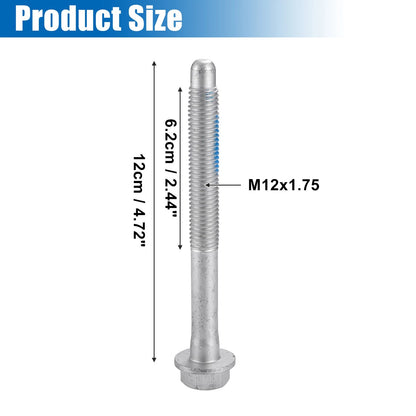 Set of 6 M12x1.75 Car Mount Cushion Bolts No.11519402 for Chevrolet Silverado 1500