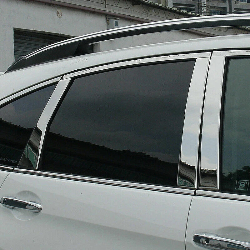 Chrome Pillar Post Stainless Trim Door Cover 6pcs for Honda CR-V (2012–2016)