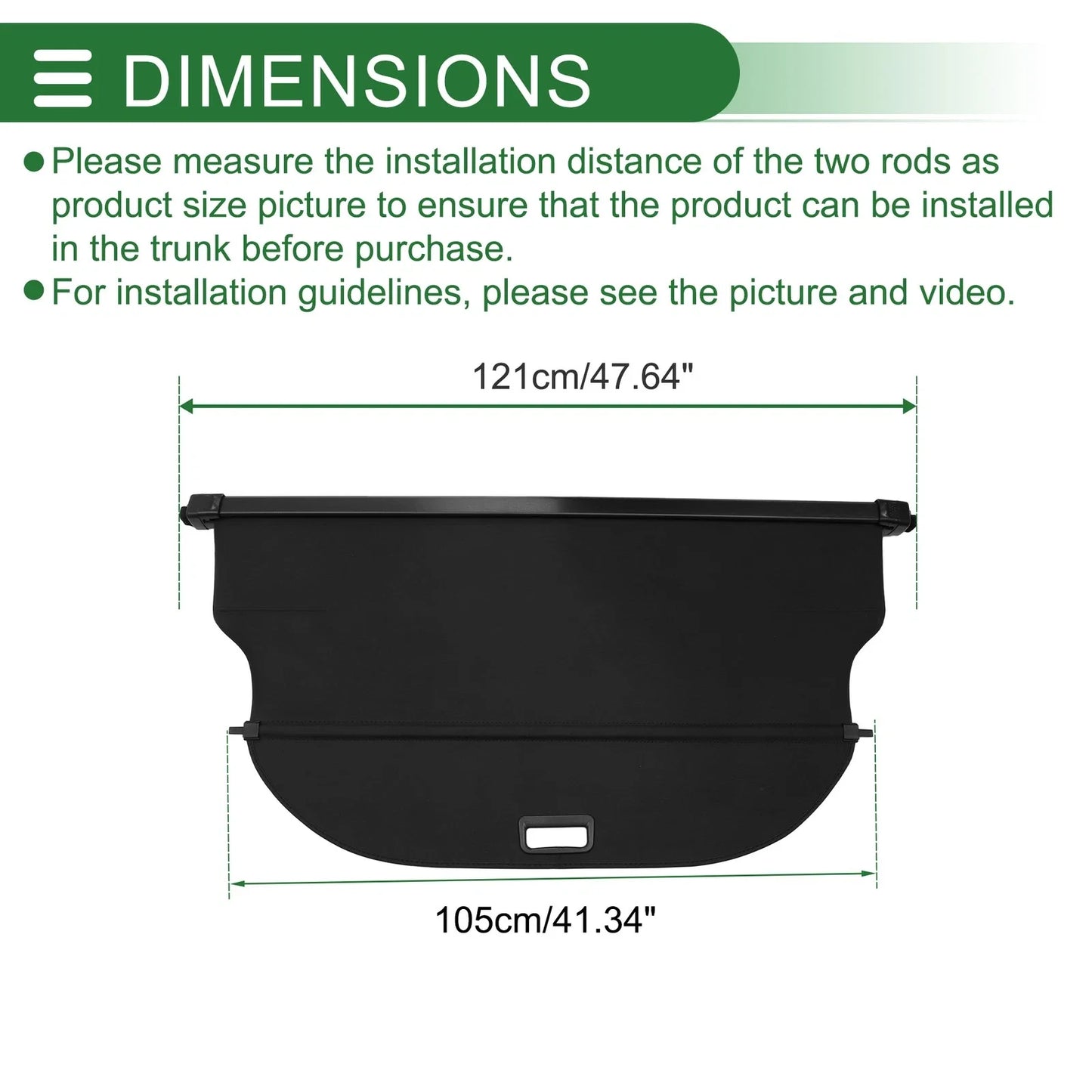 Car Trunk Retractable Cargo Cover for Chevrolet Equinox EV (2024-2025)