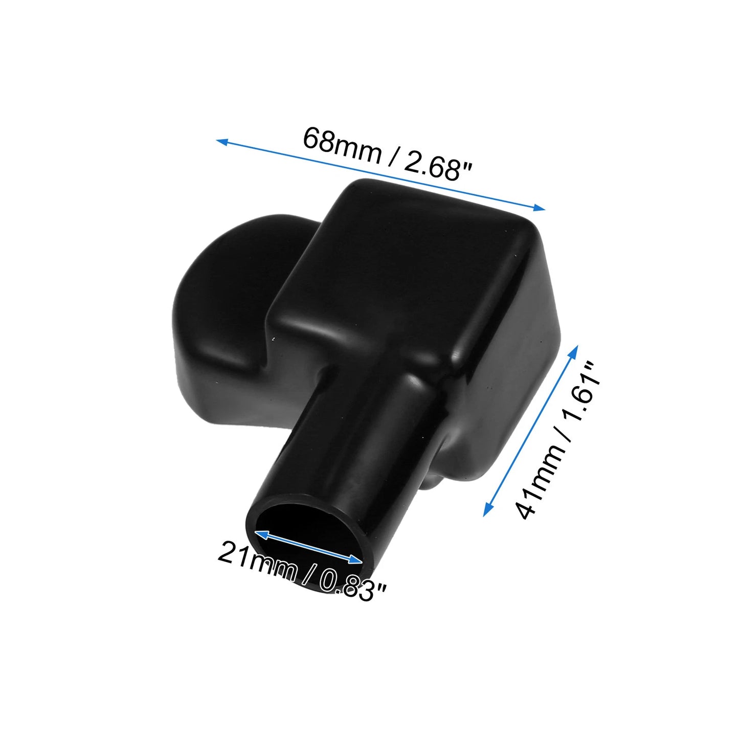 2 Pair Battery Terminal Cover Boot Protector for Cars and Boats 2.68"x1.61"x1.69"