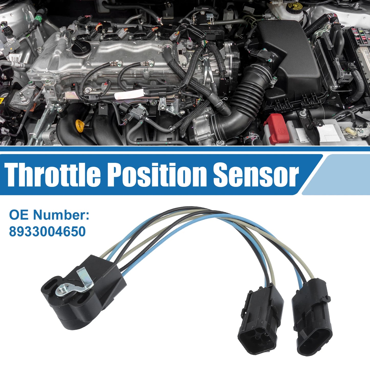 Throttle Position Sensor No. 8933004650 for Jeep Cherokee (1987–1990)