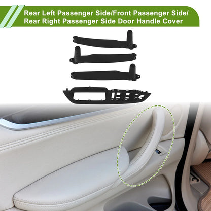 Door Panel Handle Pull Trim Cover for BMW X5 E70 (2007-2013) Black