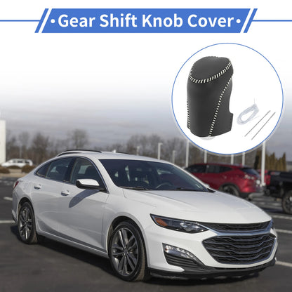 Gear Shift Knob Cover for Chevrolet Malibu (2016–2020) - Black Grey