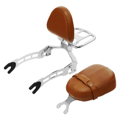 Passenger Seat & Backrest Sissy Bar for Indian Scout (2015-2024, Sixty 2016-2024)