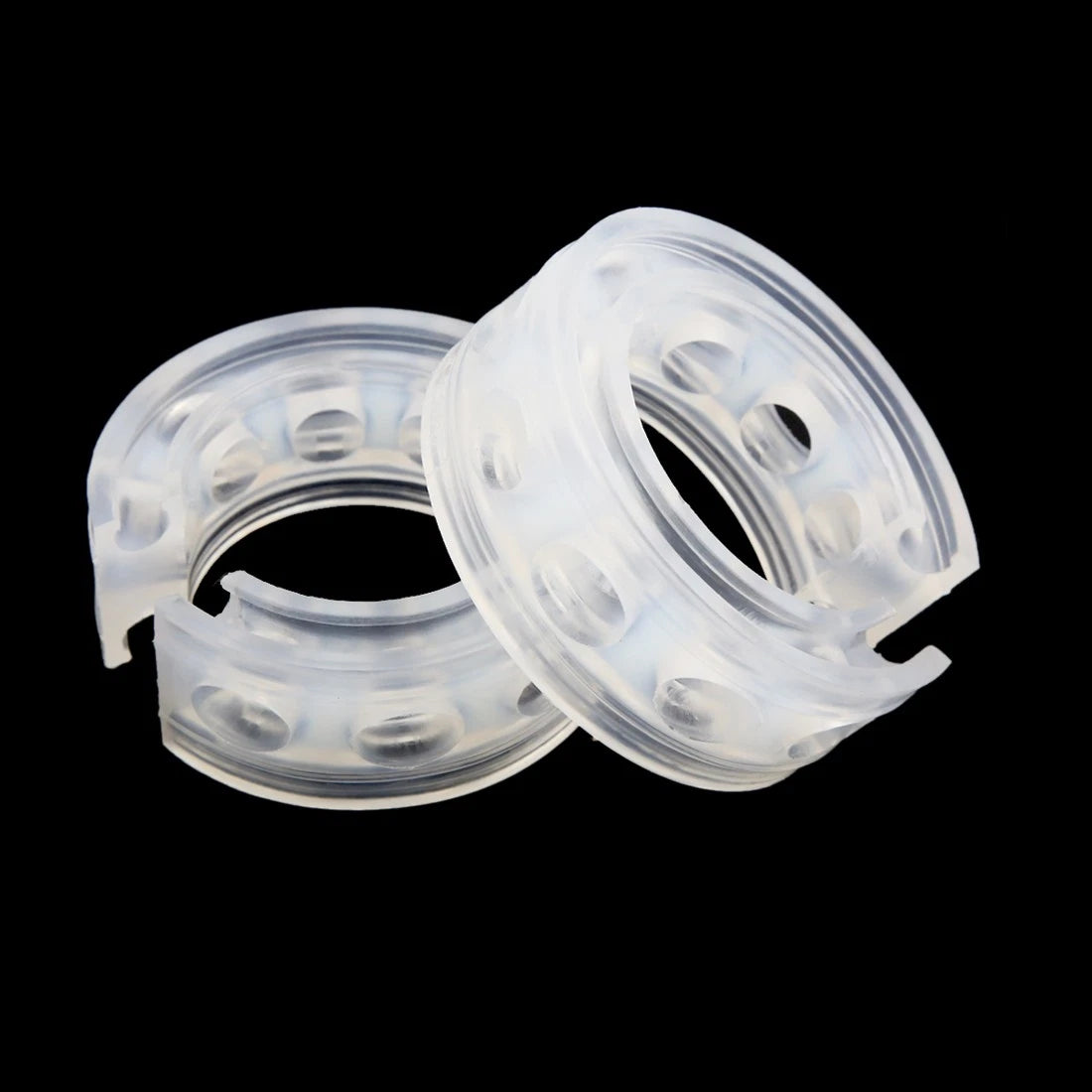 2X Rubber Shock Absorber Spring Bumper for Type-D Car