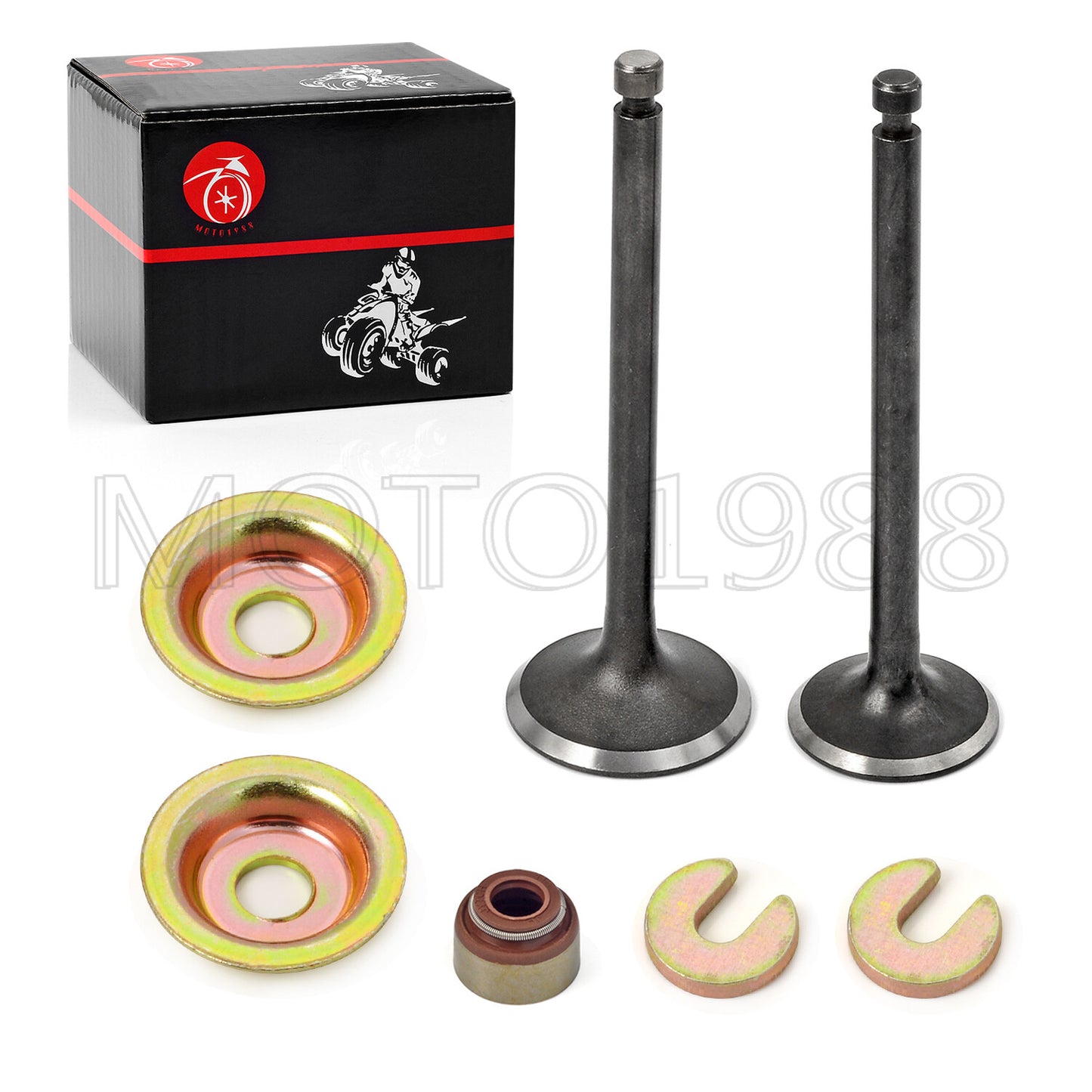 Intake Exhaust Valve Kit for Yamaha Golf Cart G2 G5 G8 G9 G11 G14 (1989–1996)