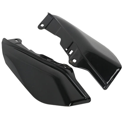 Black Mid-Frame Air Deflectors for Harley Touring Road Street Glide (2009-2023)