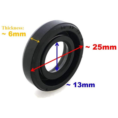 2Pcs Oil Seal for Yamaha Outboard 9.9HP 15HP (Year Range Not Specified)