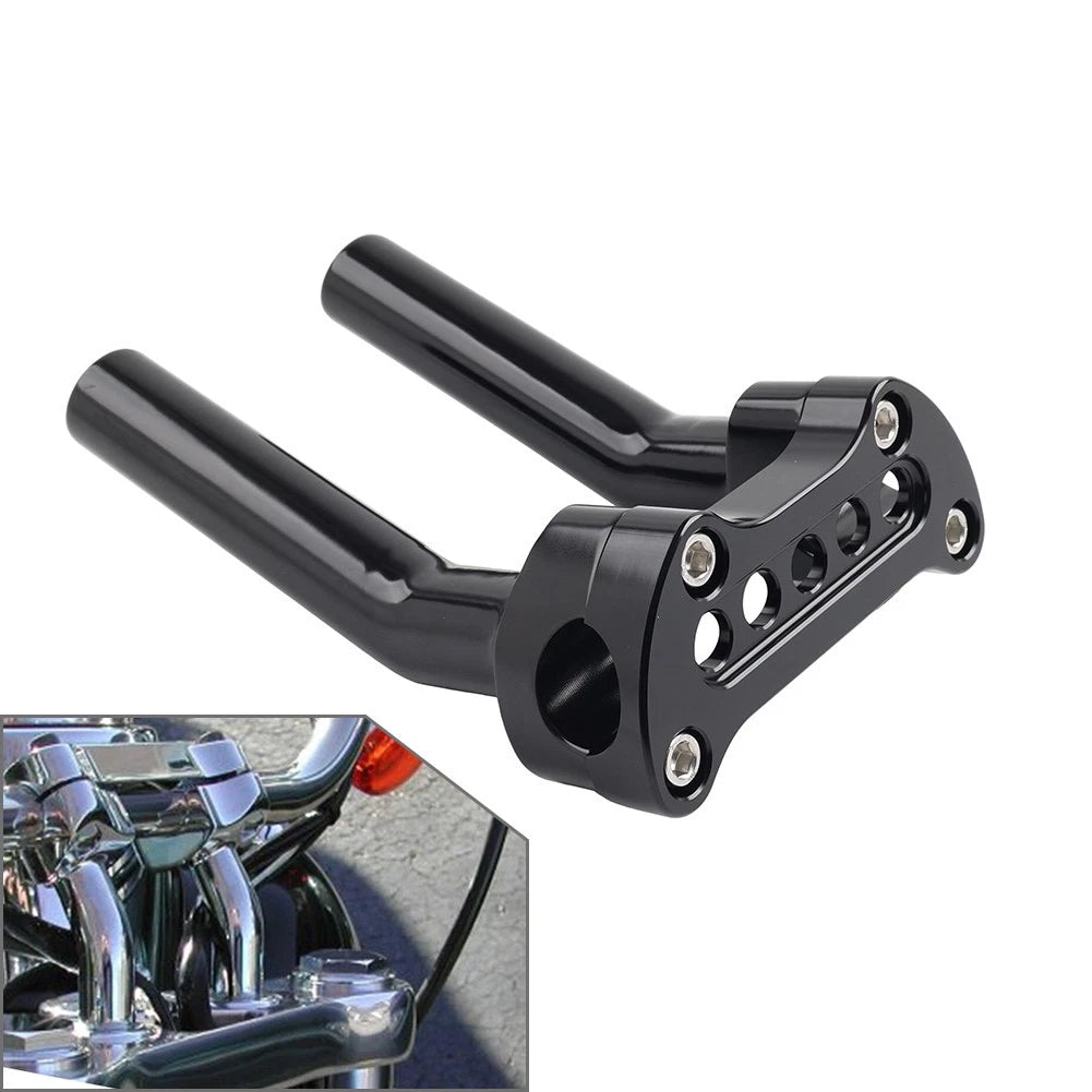 8.5" Pullback Handlebar Riser Top Clamp for Harley Sportster Dyna FXD Softail