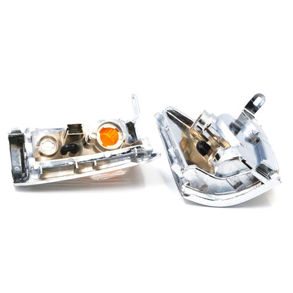 Set of 2 Chrome Indicator Corner Lights for Toyota Hilux LN145 LN147 (1997–2001)