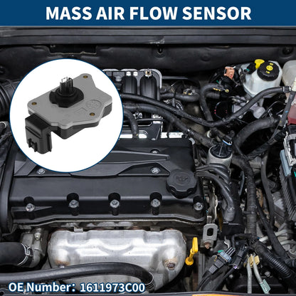Mass Air Flow Sensor Meter No. 1611973C00 for Nissan D21 L4 2.4L (1990–1993)