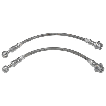 Set of 2 Braided Brake Line Hoses for Nissan Patrol GQ Y60 (1988–1997)