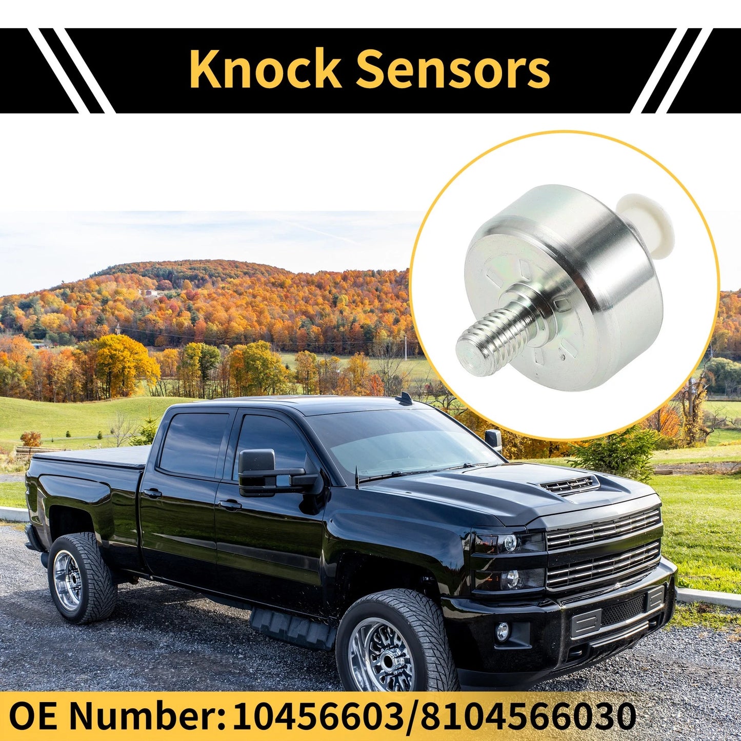 Knock Sensors for Chevrolet Silverado 2500 (1999–2004) No. 10456603/8104566030