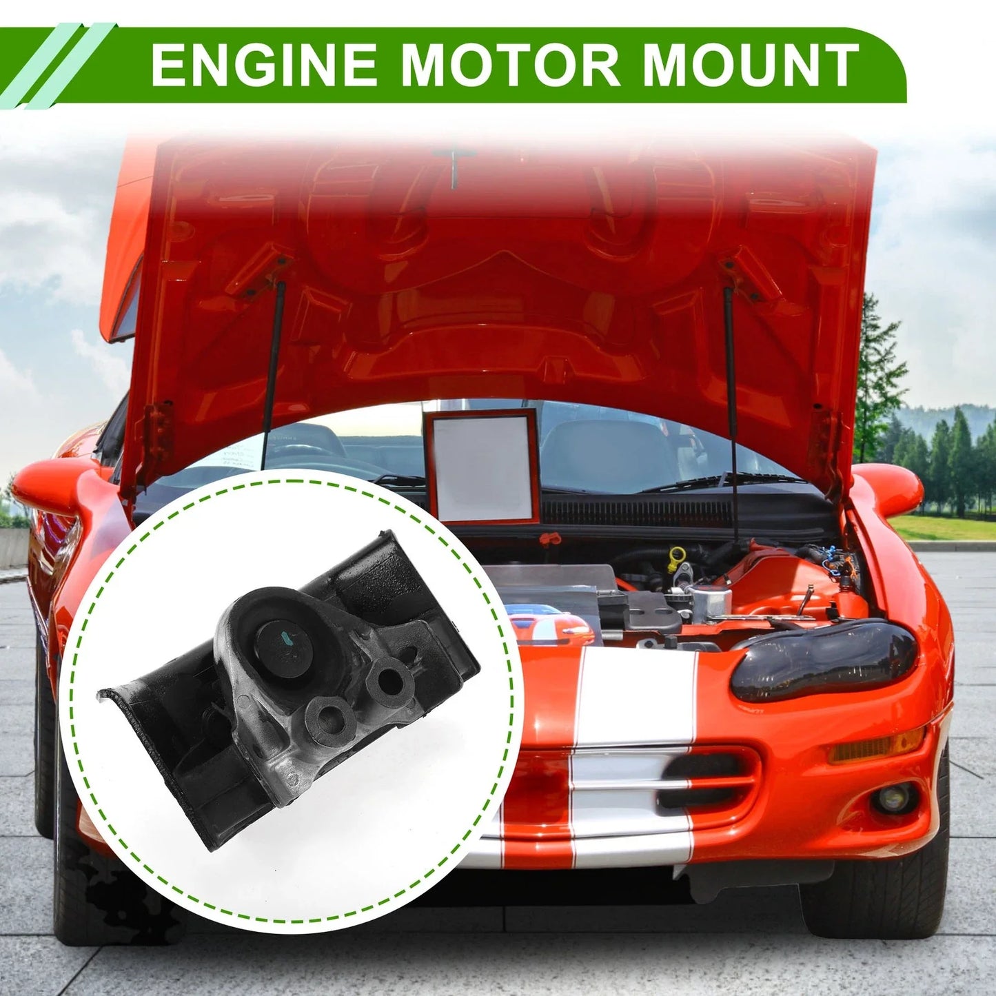 Engine Motor Mount for Chevrolet Camaro 3.6L 2011-2015 (2 x Transmission Mounts)