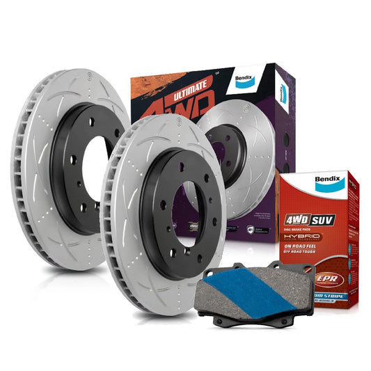 Bendix Front Brake Pads & Rotors for Toyota Landcruiser (1998–2007)