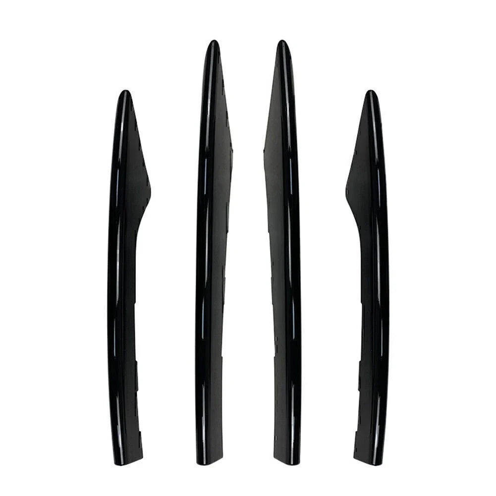 4x Fog Light Cover Trim for Mercedes Benz E-Class W213 (2021+) Black