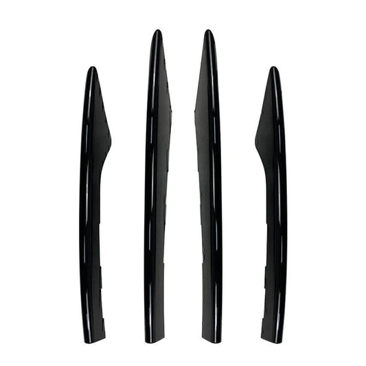 4x Fog Light Cover Trim for Mercedes Benz E-Class W213 (2021+) Black