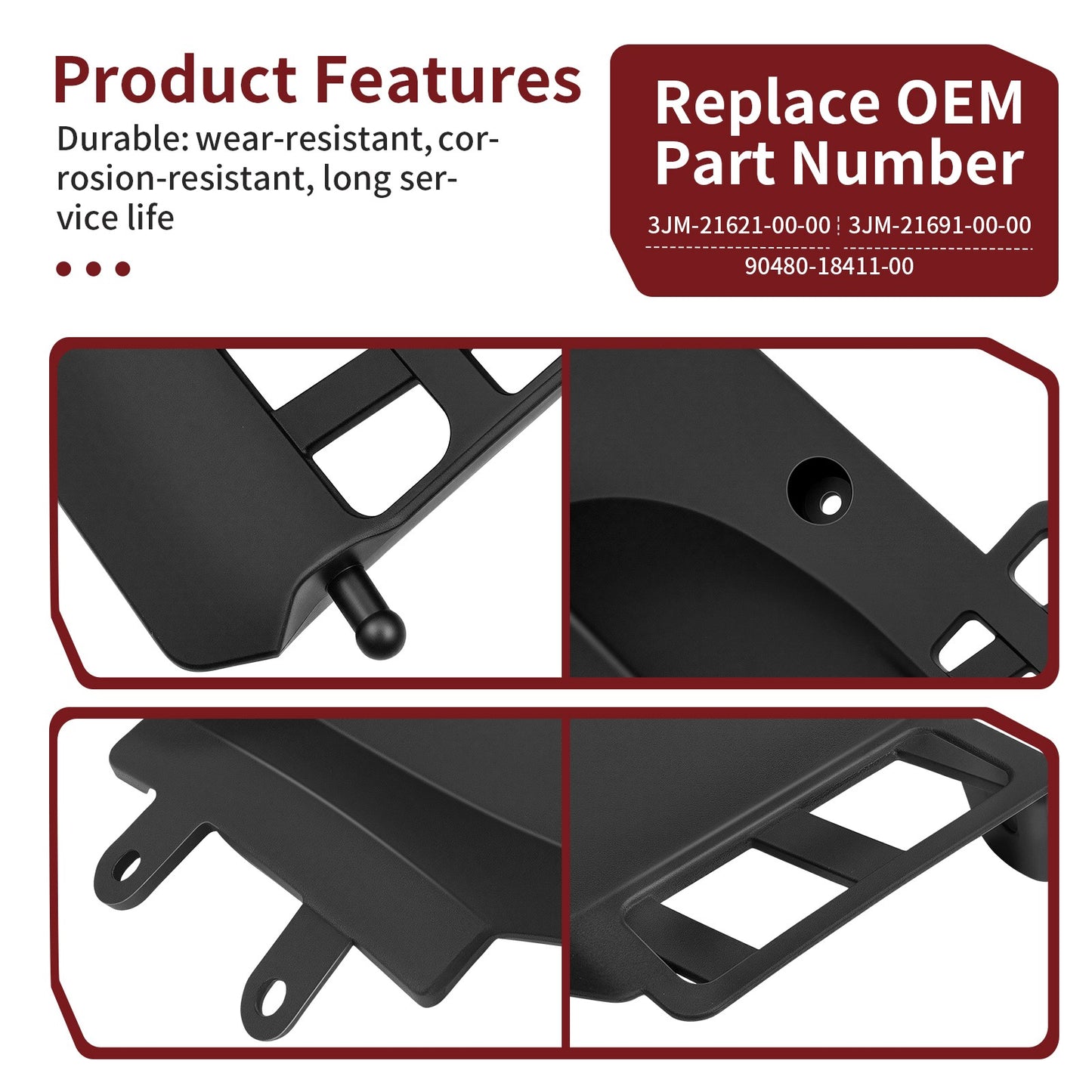 Set of 2 Heel Guards for Yamaha Blaster YFS200 (1990–2006)
