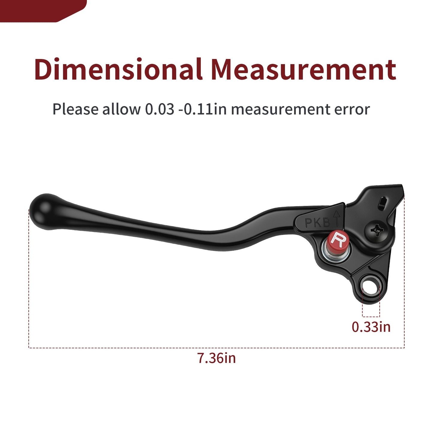 Left Hand Rear Brake Lever Parking Lock for Honda FourTrax 300 (1988–2000)