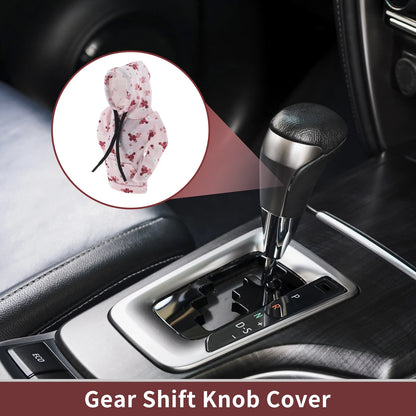 Gear Shift Knob Cover for Universal Car (Light Pink)