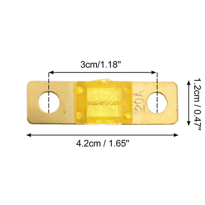 2X 20A 32V AMI Fuses for Car Truck Motorcycle Boat Audio CD