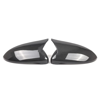 Horn Carbon Style Side Mirror Caps Covers for VW Golf MK7 (2014–2019)