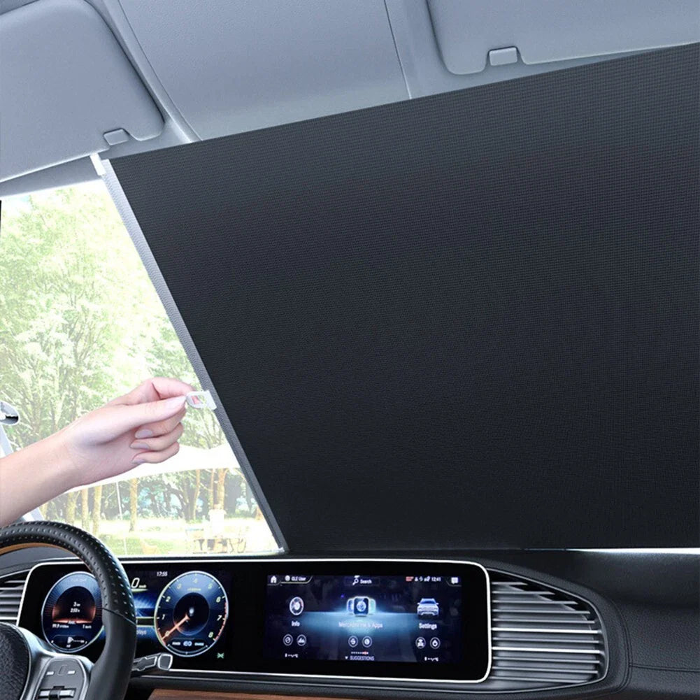 Sunshade / One Size / Roller Blind Sun Visor for All Cars