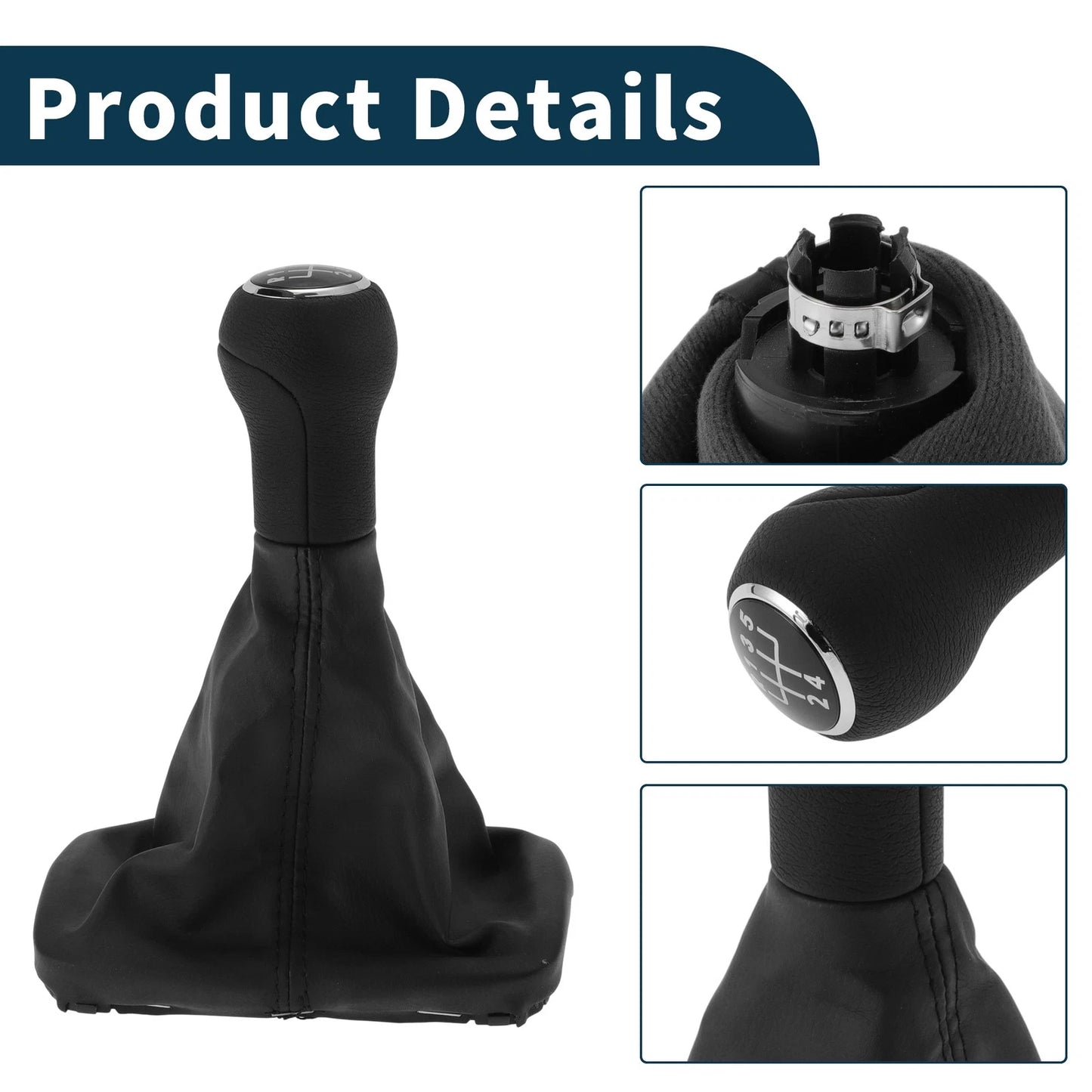 Manual Transmission Gear Shift Knob for VW Beetle (1998–2010) PU Plastic